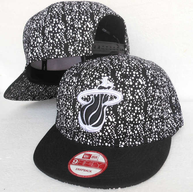 Miami Heat Snapback Hat SJ 2 0613
